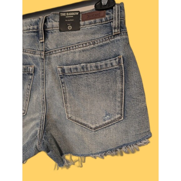 Blank NYC Women's Distressed Denim Shorts Size 25 The Barrow Stripes NEW W/ TAGS - Picture 12 of 15